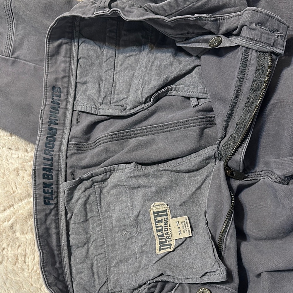 Duluth Trading Co Men's Flex Ballroom Pants - Gray